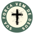 Logo barbearia mascote clássico verde